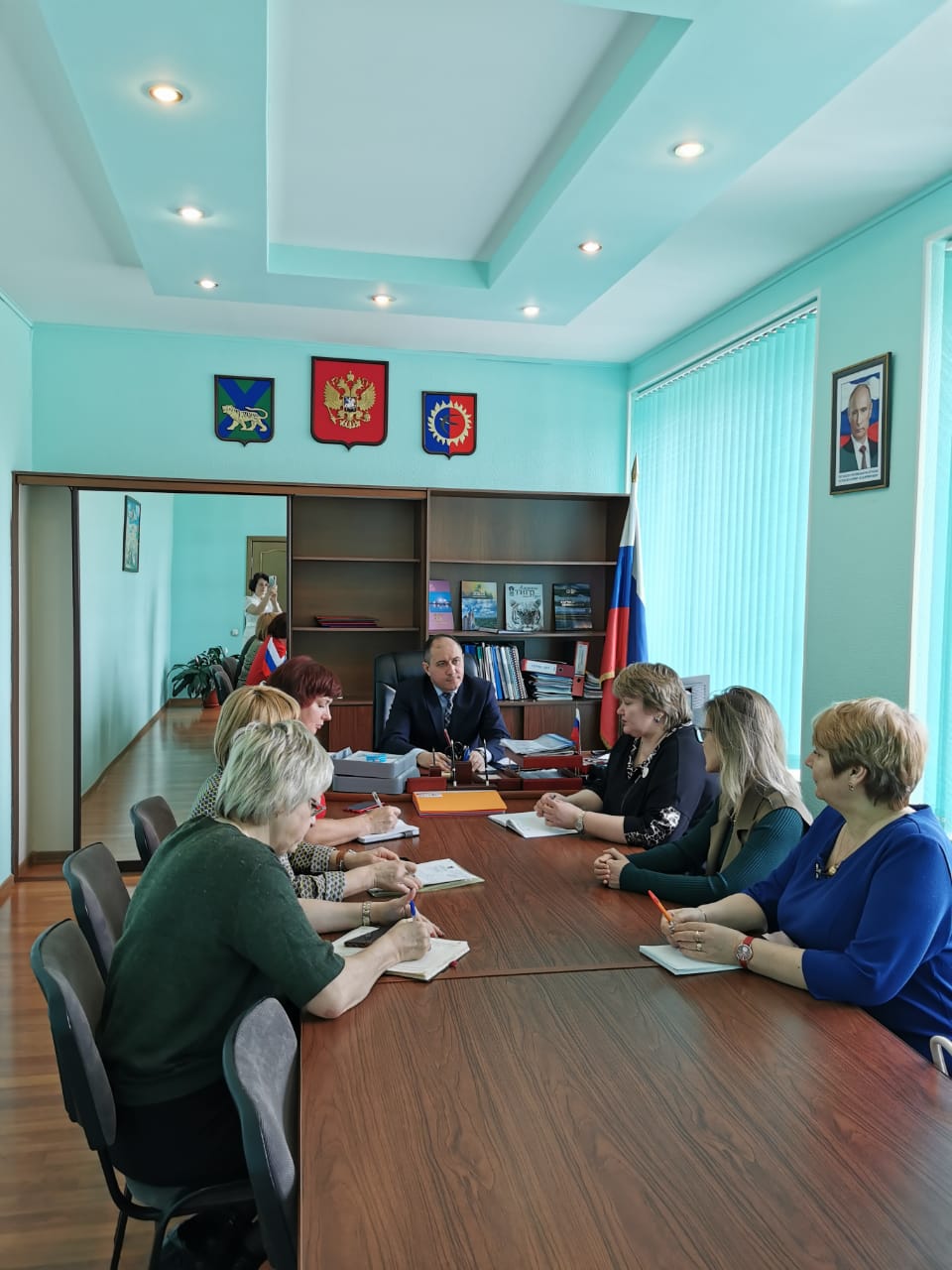 Встреча с администрацией Пожарского района 